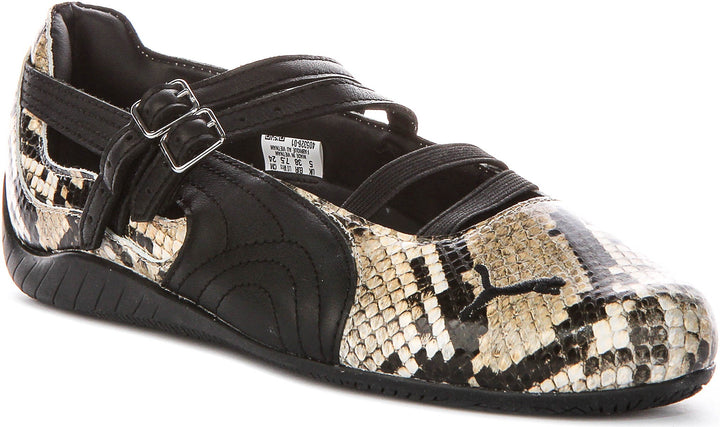 Puma SC Ballet Snake en negro beige para mujer