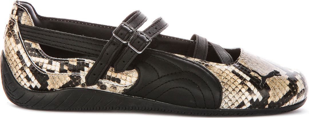 Puma SC Ballet Snake en negro beige para mujer