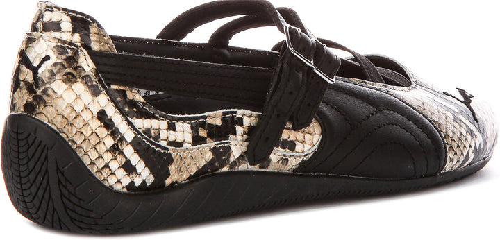 Puma SC Ballet Snake en negro beige para mujer