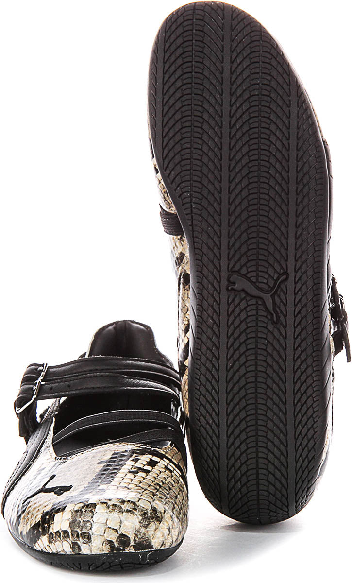 Puma SC Ballet Snake en negro beige para mujer