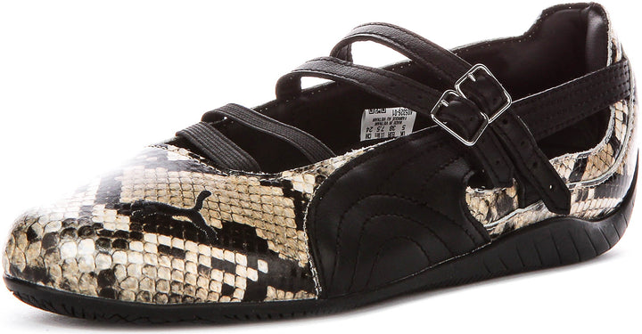 Puma SC Ballet Snake en negro beige para mujer