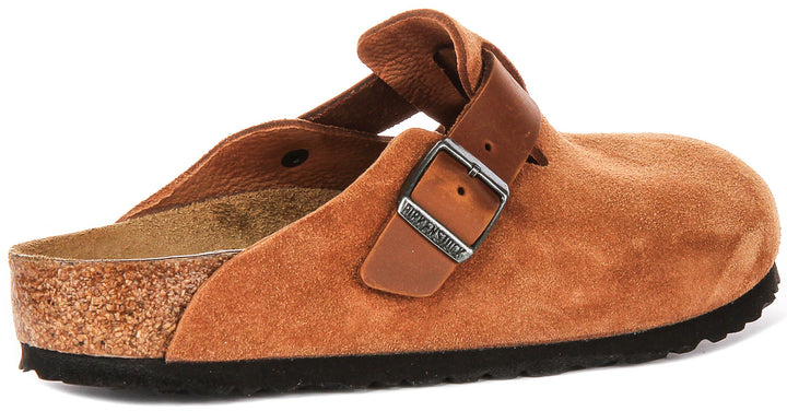 Birkenstock Boston BS in Cognac | Taglio Regolare