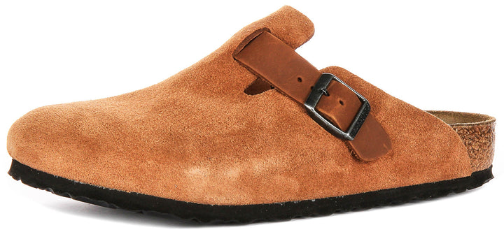Birkenstock Boston BS in Cognac | Taglio Regolare