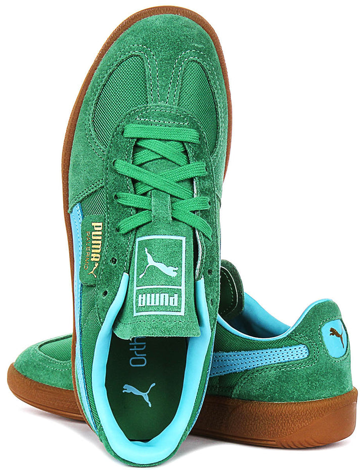 Puma Palermo Vintage in Verde Blu
