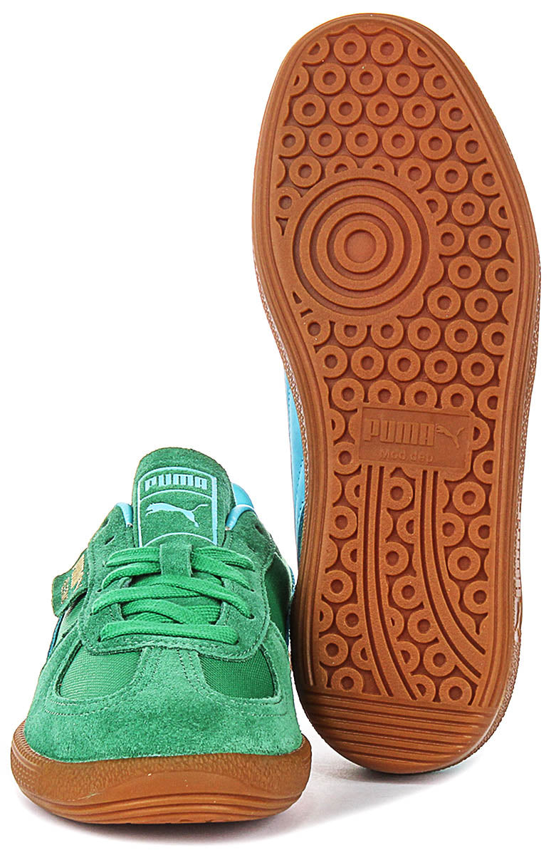 Puma Palermo Vintage in Verde Blu