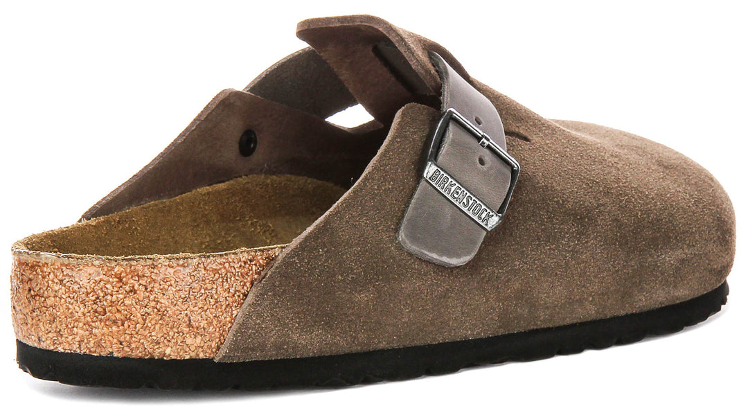 Birkenstock Boston BS in Marrone | Taglio Regolare